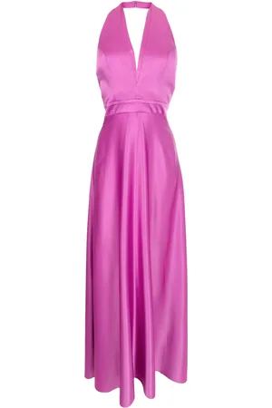 Lethicia Bronstein Nala satin-finish maxi dress