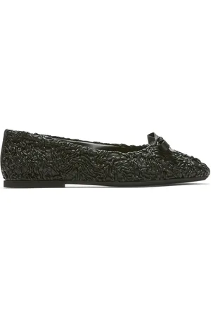 Nº21 Cloqu?? leather ballerina shoes