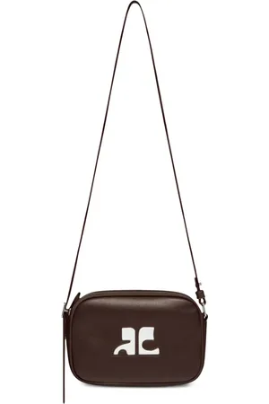 Courrèges Reedition leather camera bag
