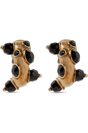 DRIES VAN NOTEN Beaded loop earrings
