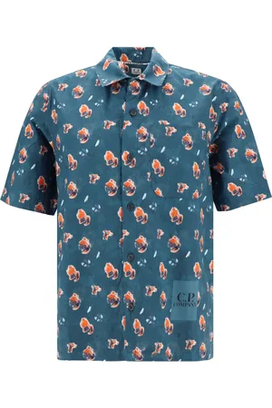 C.P. Company Sponged poplin shirt