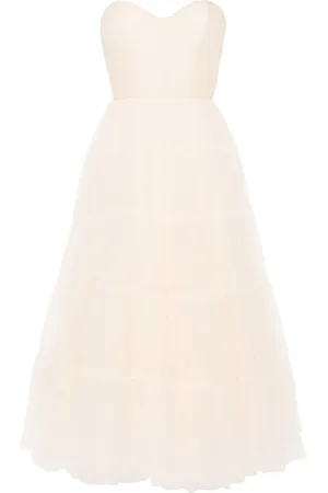 Ana Radu Tulle midi dress