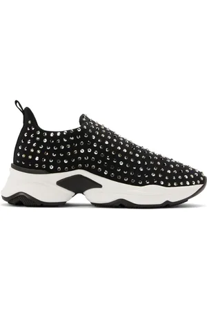 RENE CAOVILLA Rhinestone-embellished trainers