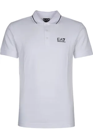 EA7 Logo-print polo shirt