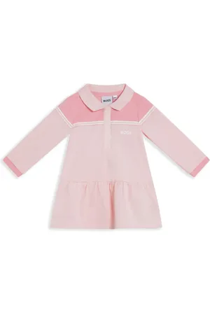 HUGO BOSS Logo-print cotton-blend dress