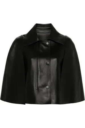 Totême Double leather cape