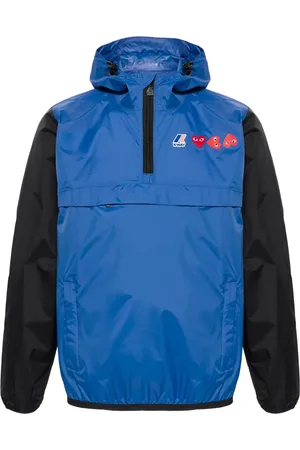 Comme des Garçons X K-Way Heart-patch lightweight jacket