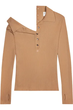 Courrèges Multi-button polo sweater