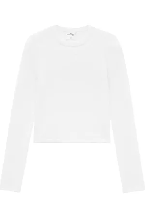 Courrèges Logo-embroidered ribbed sweater