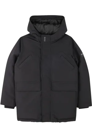 HUGO BOSS Logo-appliqu?? parka coat