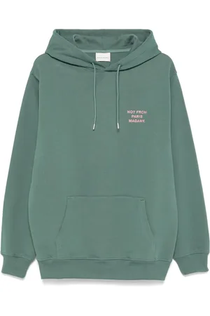 Drôle de Monsieur Slogan-print hoodie
