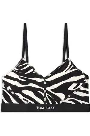 Tom Ford Optical Zebra Print modal signature bralette