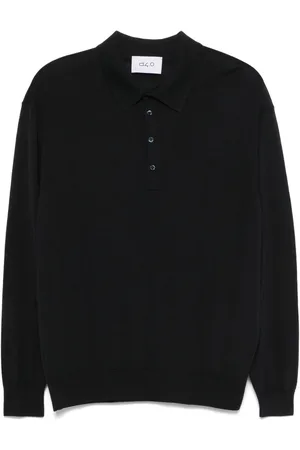 D4.0 Fine-knit polo shirt