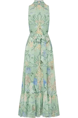 Camilla Dreaming in Dutch-print silk dress