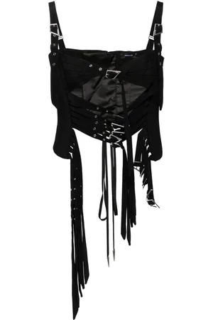 MUGLER Buckled corset