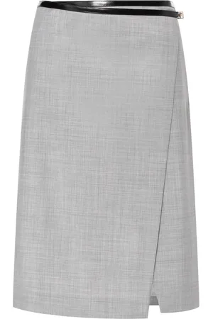 Serafini A-line wrap skirt
