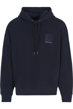Armani Exchange Logo-patch hoodie