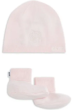 HUGO BOSS Logo-embroidered beanie (set of two)