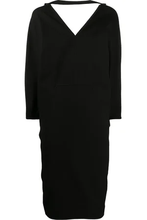 Rick Owens V-neck midi dress