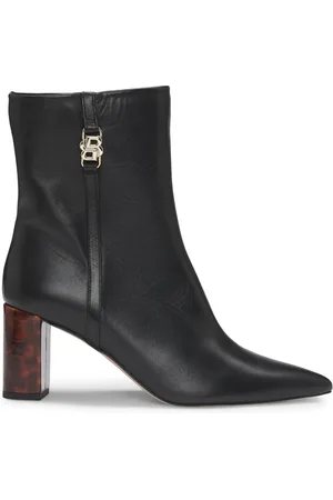 HUGO BOSS 75mm leather ankle boots