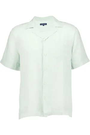 Frescobol Carioca Short-sleeve linen shirt