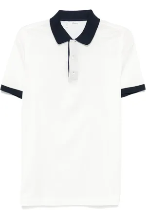 BRIONI Logo-embroidered polo shirt