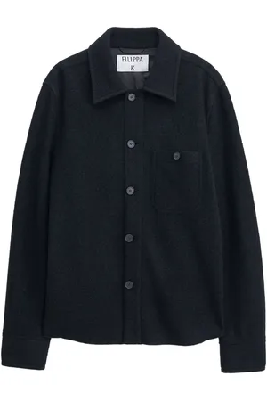Filippa K Boiled-wool shirt jacket