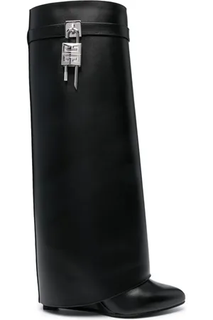 Givenchy Shark Lock 100mm leather boots