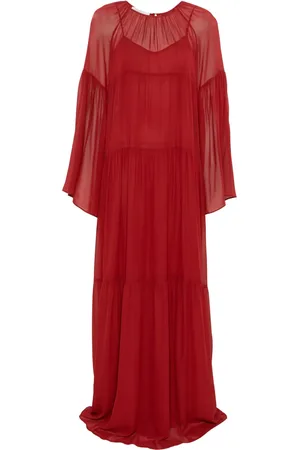 Serafini Flared maxi dress