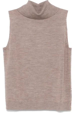 Paul Smith Stripe-detail knitted top
