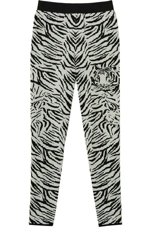 Twin-Set MYFO jacquard knit leggings