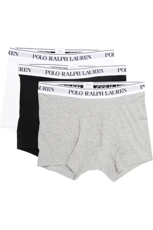 Ralph Lauren Logo-waistband cotton briefs (set of three)