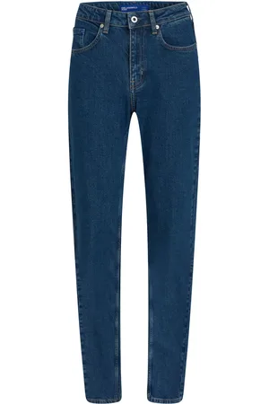 Karl Lagerfeld High-rise tapered-leg jeans