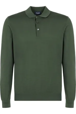 DRUMOHR Fine-knit polo shirt