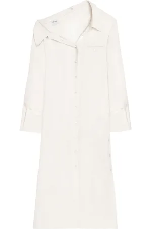 Courrèges Modular crepe shirt dress