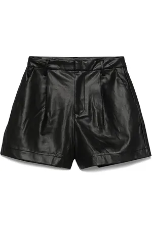 DKNY Faux-leather shorts
