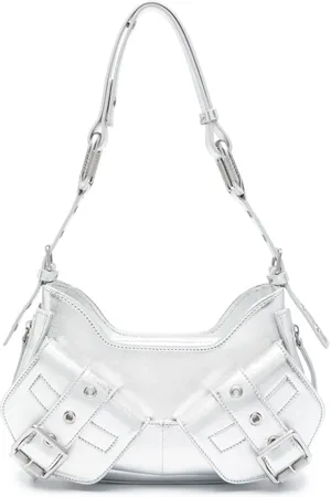 BIASIA Y2K leather shoulder bag