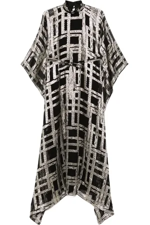 ‎Taller Marmo‎ Checked maxi dress