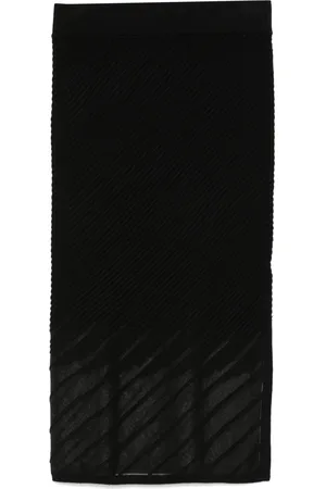DKNY Ribbed seamless midi skirt
