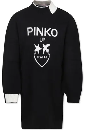 Pinko Logo-intarsia dress