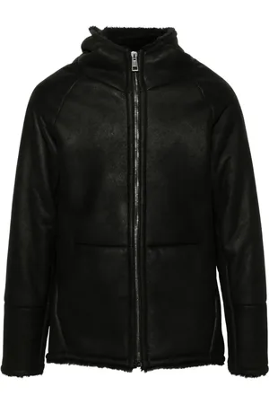 ERALDO Hooded leather jacket