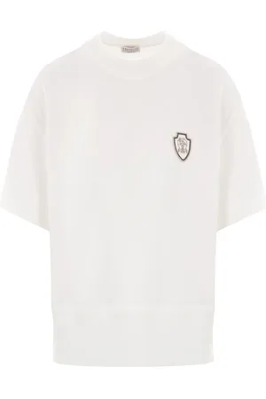 Brunello Cucinelli Logo-embroidered T-shirt