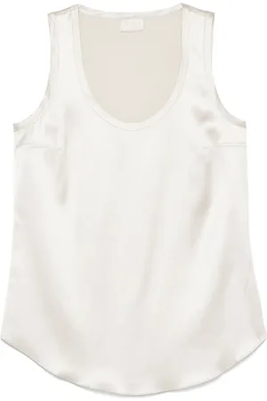 Brunello Cucinelli Satin sleeveless top