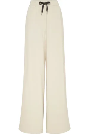 Brunello Cucinelli Drawstring wide-leg trousers