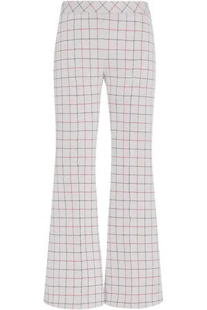 ROSETTA GETTY Check-pattern trousers