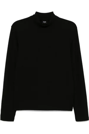 TEAM WANG design Choices mock neck T-shirt