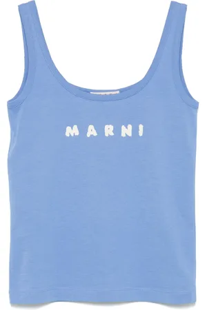 Marni Logo-print tank top