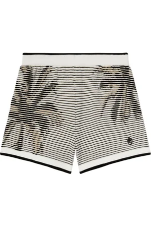 Palm Angels Palms-jacquard kniited shorts