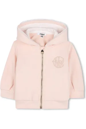 Chloé Logo-embroidered cotton hoodie
