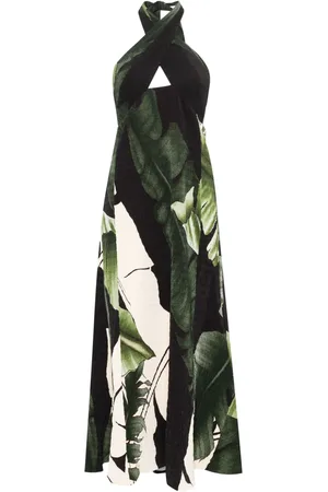 JOHANNA ORTIZ Halterneck maxi dress